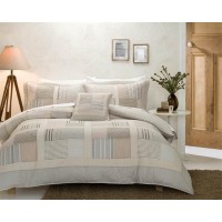 Sleeping Beauty Henry Neutral Double Quilt Cover Set